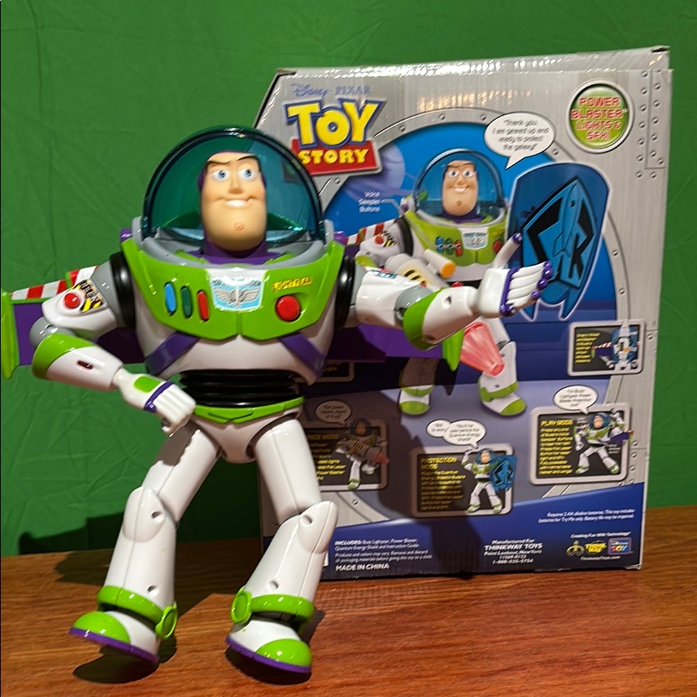 Disney Toy Story Buzz Lightyear Action Figure - Green, White, Blue